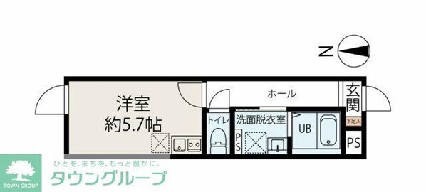 ピースフルパレス世田谷の物件間取画像